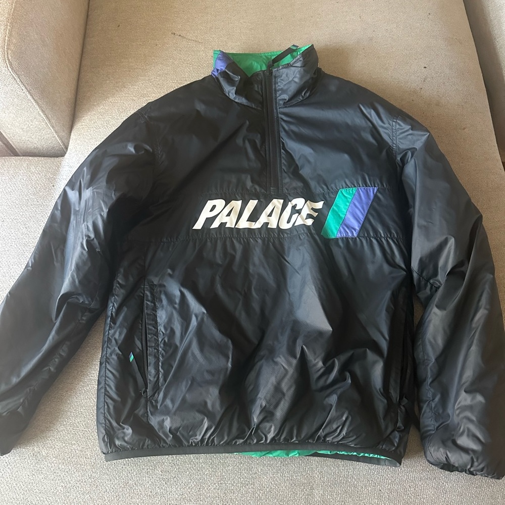 Reversible Palace pullover windbreaker.
